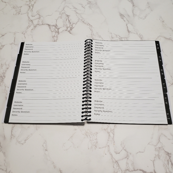 Steel Mill Password Keeper Notebook to save Passwords. - Picture 8 of 12